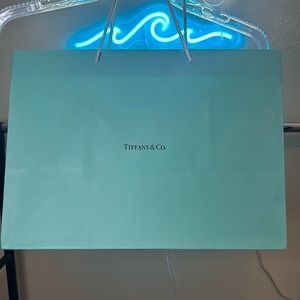 Tiffany shopping bags lot (8 total) used condition